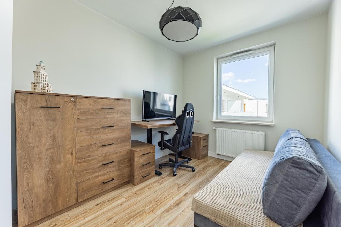 Fajny Apartament Z Parkingiem, Obok Metra. 华沙 外观 照片